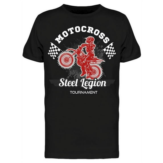 Motocross Steel Legion Tourney T-Shirt Men -Image by Shutterstock, Male Small