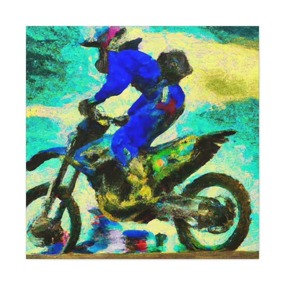 Motocross Unleashed Passion - Canvas