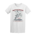 thumbnail image 1 of Motocross Vintage Graphic T-Shirt Men -Image by Shutterstock, Male Small, 1 of 2