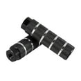 thumbnail image 1 of Motoforti 1 Pair Axle Rear Foot Pegs Aluminum Alloy for BMX MTB Bike Bicycle 3/8" Axles Black, 1 of 7