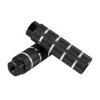 Motoforti 1 Pair Axle Rear Foot Pegs Aluminum Alloy for BMX MTB Bike Bicycle 3/8" Axles Black
