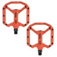 thumbnail image 1 of Motoforti 1Pair Mountain Bike Pedals Non-Slip Bike Pedals Platform Bicycle Flat Pedals 9/16" Orange, 1 of 7