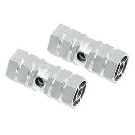 Motoforti 2 Pcs Bike Pegs for MX MTB Hollow Rear Foot Pegs Aluminum Alloy Yellow Walmart
