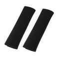 thumbnail image 1 of Motoforti 2 Pcs Flannel Car Shoulder Seatbelt Pad Covers Universal Black 26x7cm, 1 of 7