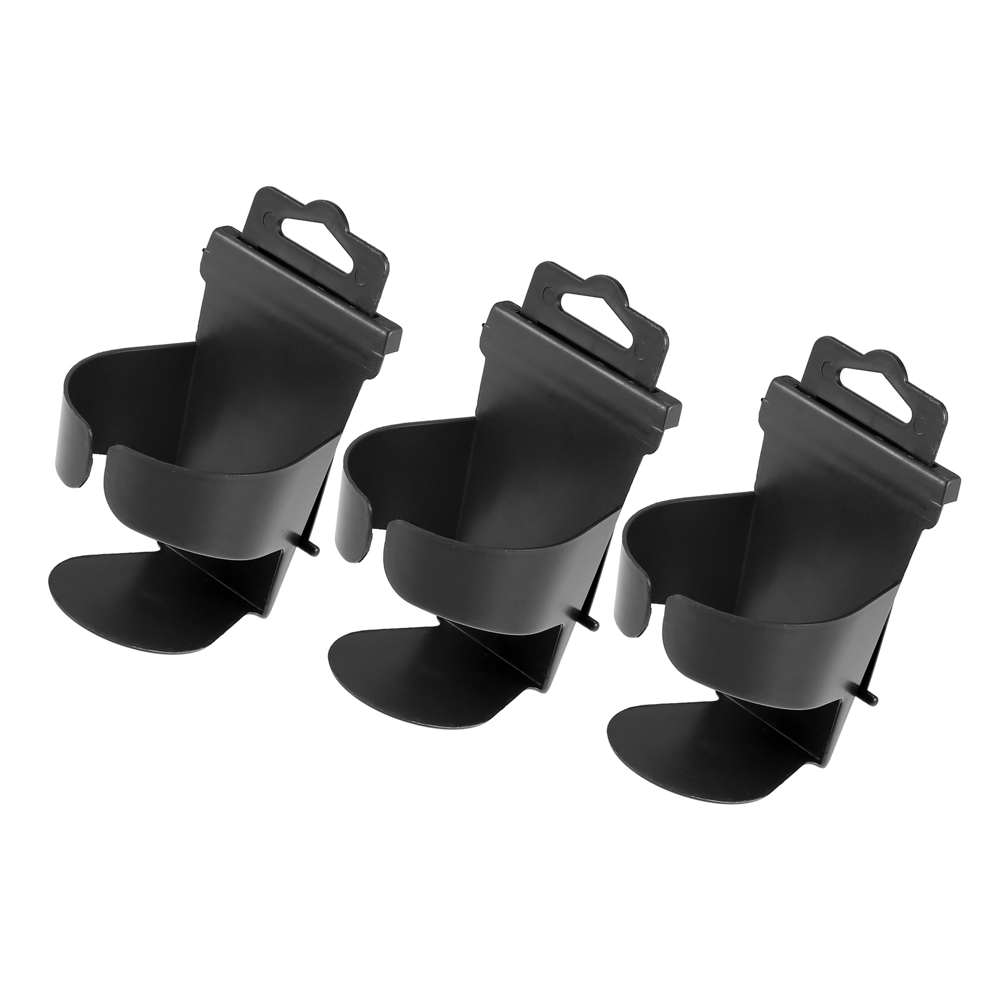 Motoforti 3 Pcs Black Car Cup Holder Stand for Car Door Window Adjustable Hook Universal