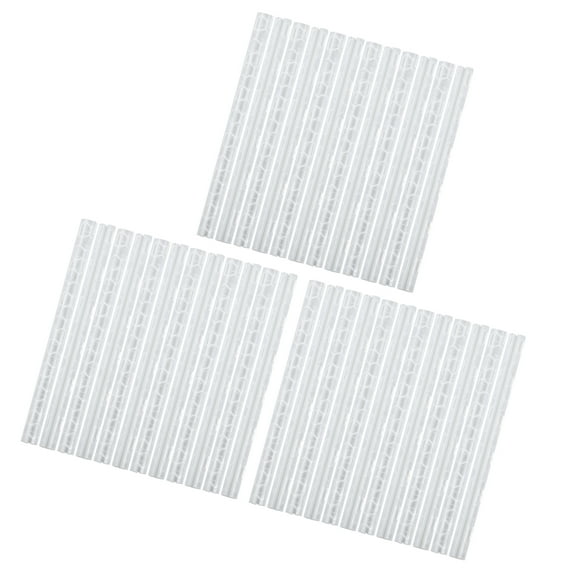 Motoforti 36 Pcs Bicycle Reflector Outer Reflective Version for Bike Bicycle ABS White
