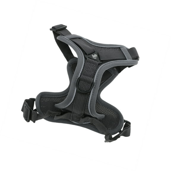 Motoforti Adjustable Cat Harness and Leash Set with Reflective Strips for Cats Gray L