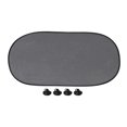 thumbnail image 1 of Motoforti Car Folding Rear Window Sun Shade Shield Anti Block Protector Mesh 39.37"x19.69" Black, 1 of 6