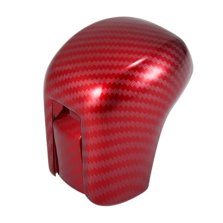 Motoforti Gear Shift Cover for Honda Civic 10th Gen 2016-2021 ABS Carbon Fiber Pattern Red Auto Interior accessories
