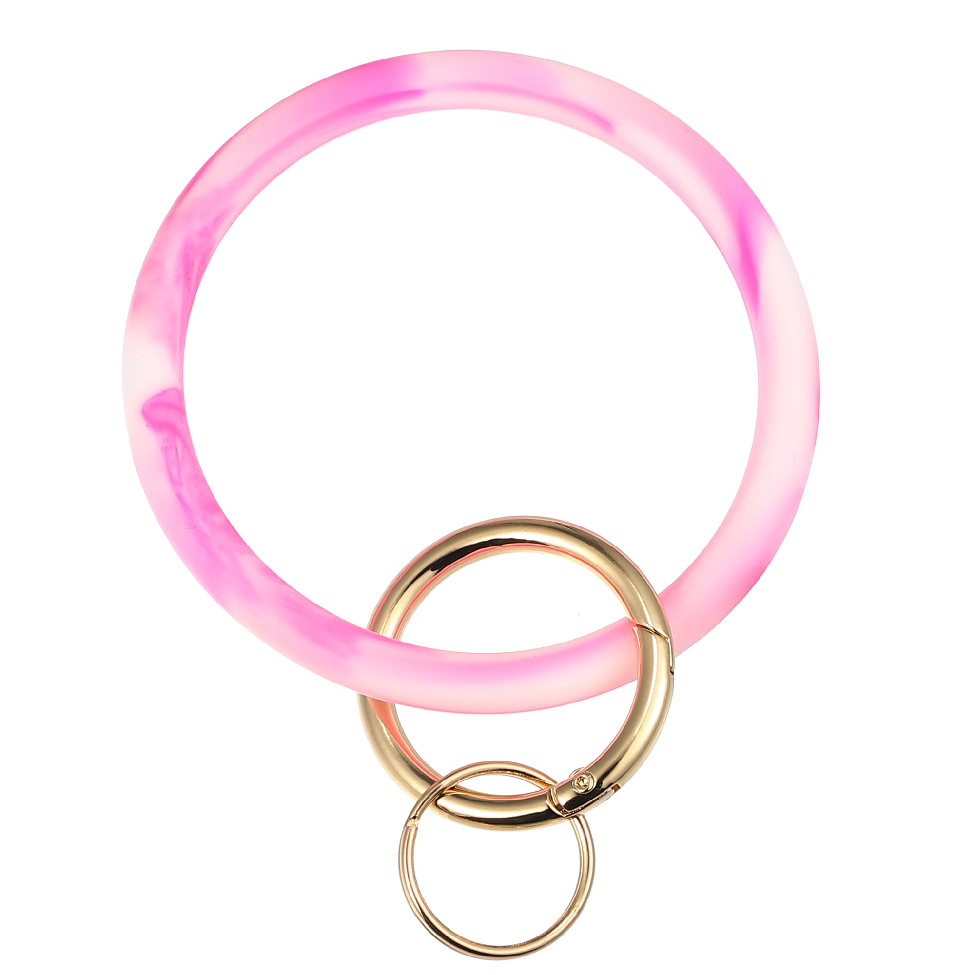Motoforti Keychain Wristlet Bracelet Silicone Key Ring Bangle Keyring ...