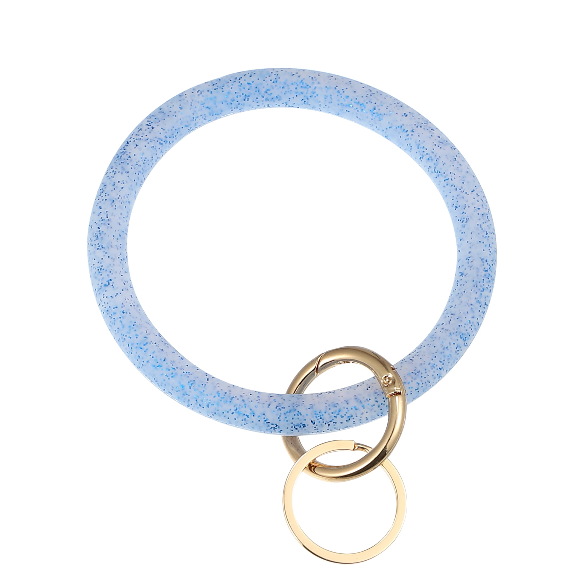 Motoforti Silicone Wrist Keychain Bangle Keyring Bracelet Keys