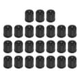 thumbnail image 1 of Motoforti Universal Tire Valve Stem Caps Car Accessories Plastic Black 24pcs, 1 of 6