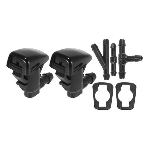 Motoforti Windshield Washer Nozzle Kit 25823360 for Chevrolet Traverse with 3 Hose Connector 1 Set