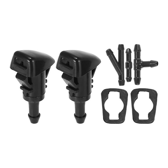 Motoforti Windshield Washer Nozzle Kit 4805742AB for Dodge Grand Caravan 2008-2020 with 3 Adapter 1 Set