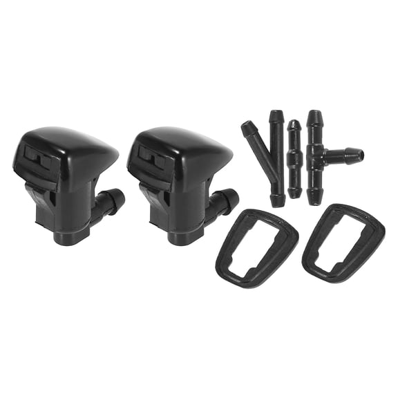 Motoforti Windshield Washer Nozzle Kit 55372143AB for Jeep Grand Cherokee with 3 Hose Connector 1 Set