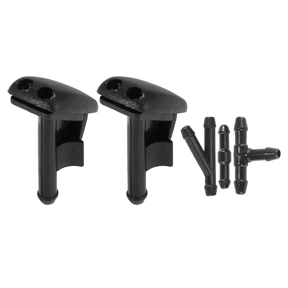 Motoforti Windshield Washer Nozzle Kit 61601384859 for BMW 3 Series with 3 Hose Connector 1 Set