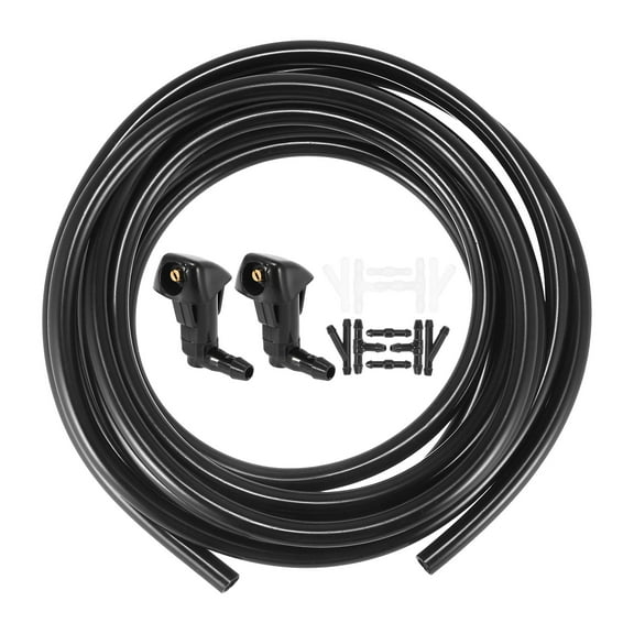 Motoforti Windshield Washer Nozzle Kit 76810-SDA-A11 for Honda Accord with 3 Meter Washer Fluid Hose 1 Set