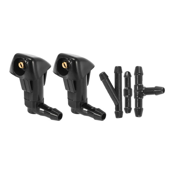 Motoforti Windshield Washer Nozzle Kit 76815-SDA-A11 for Honda Accord with 3 Hose Connector 1 Set