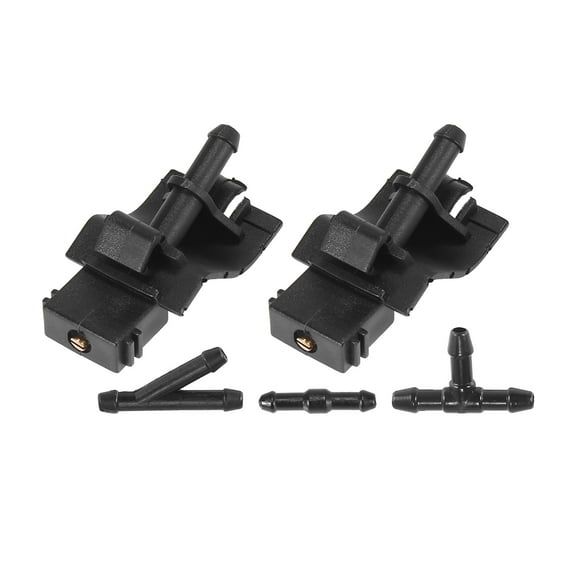Motoforti Windshield Washer Nozzle Kit 85381-12300 for Toyota RAV4 with 3 Hose Connector 1 Set
