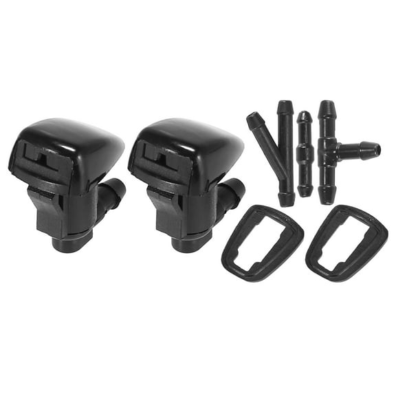 Motoforti Windshield Washer Nozzle Kit 85381-AE020 for Toyota Sienna Corolla with 3 Hose Connector 1 Set