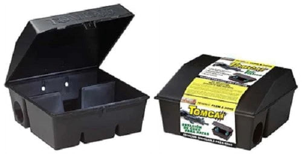 Motomco 33450 Tomcat Professional Empty Rat Bait Feeding Station - Quantity of 4