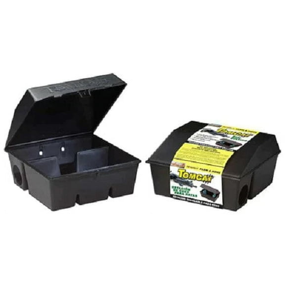 Motomco 33450 Tomcat Professional Empty Rat Bait Feeding Station - Quantity of 8