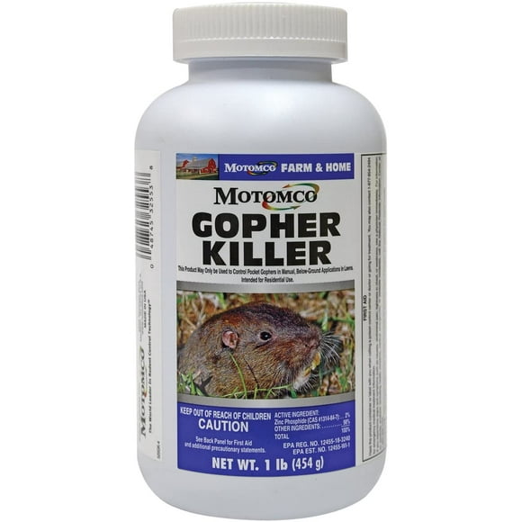Motomco Farm & Home Outdoor Gopher Killer, 1 lb