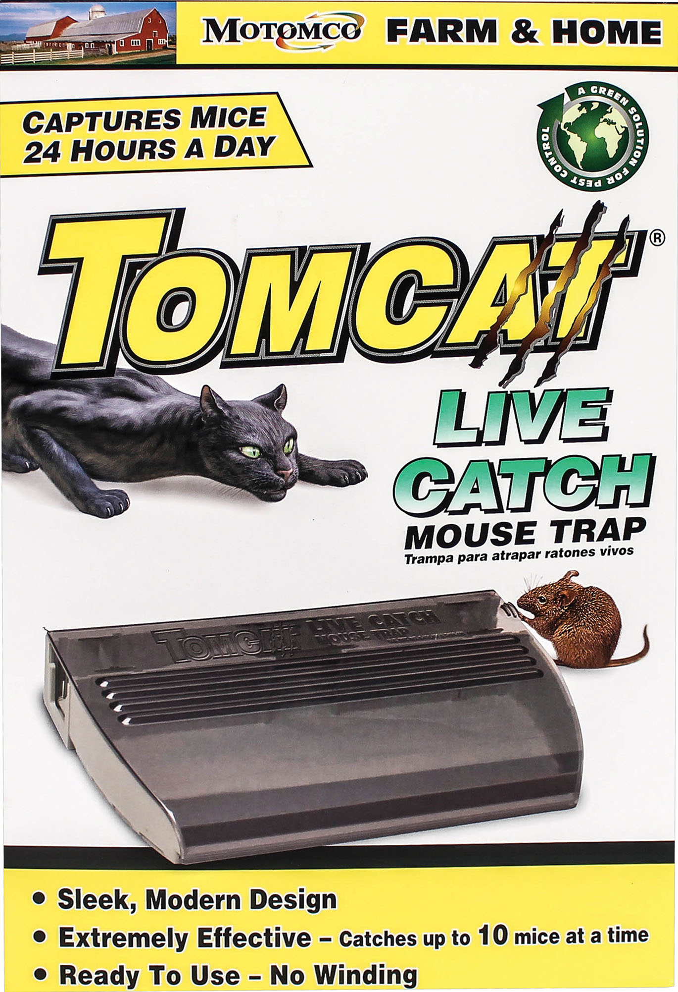 Motomco Ltd DTomcat Live Catch Mouse Trap 1 Pack