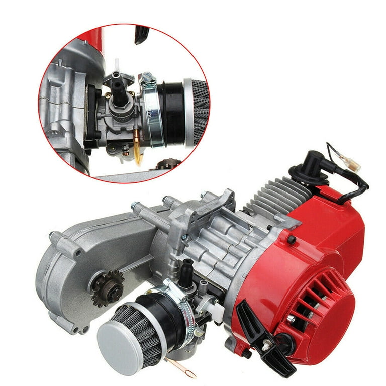 Flkoendmall 49CC 2-Stroke Gas-Powered Air Cooled Engine for Pocket