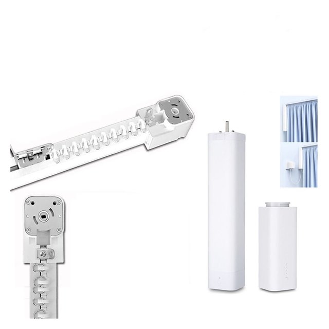 Motor And Customizable Electric Curtain Track Super Quiet Curtain Rails ...