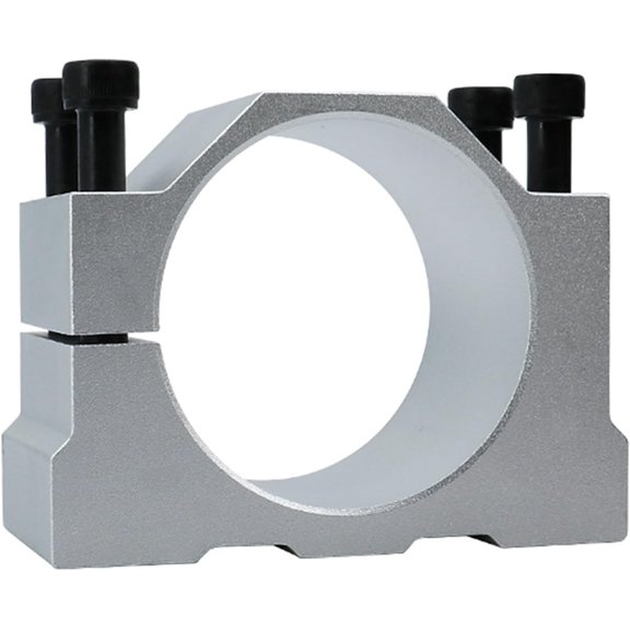 Motor Bracket 80mm Clamp Mounting Bracket: Aluminum Spindle Motor Mount Bracket Clamp for Spindle CNC Milling Motor Machine