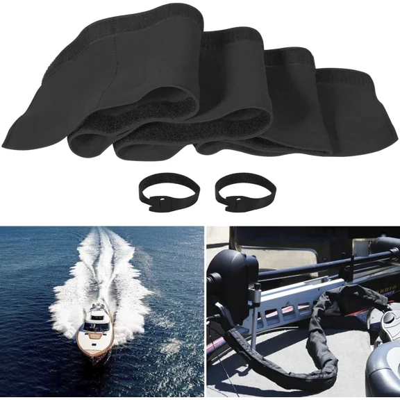 Motor Cable Organizer Sleeve, 60’’ Troll Wire Cable Cover for Outboard