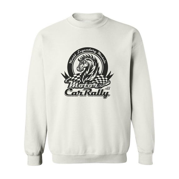 Motor Car Rally Legendary Muscle Sweatshirt Men -Image by Shutterstock, Male x-Large