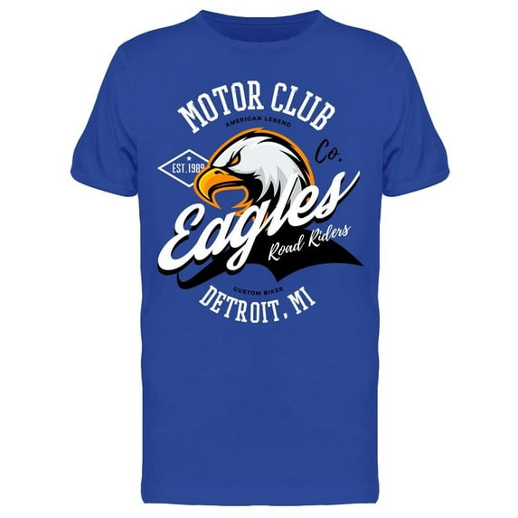 Motor Club Eagles T-Shirt Men -Image by Shutterstock, Male Medium