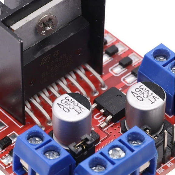 Motor Control Module with L298N Chip 5V Output, Perfect for Smart Car Projects Module