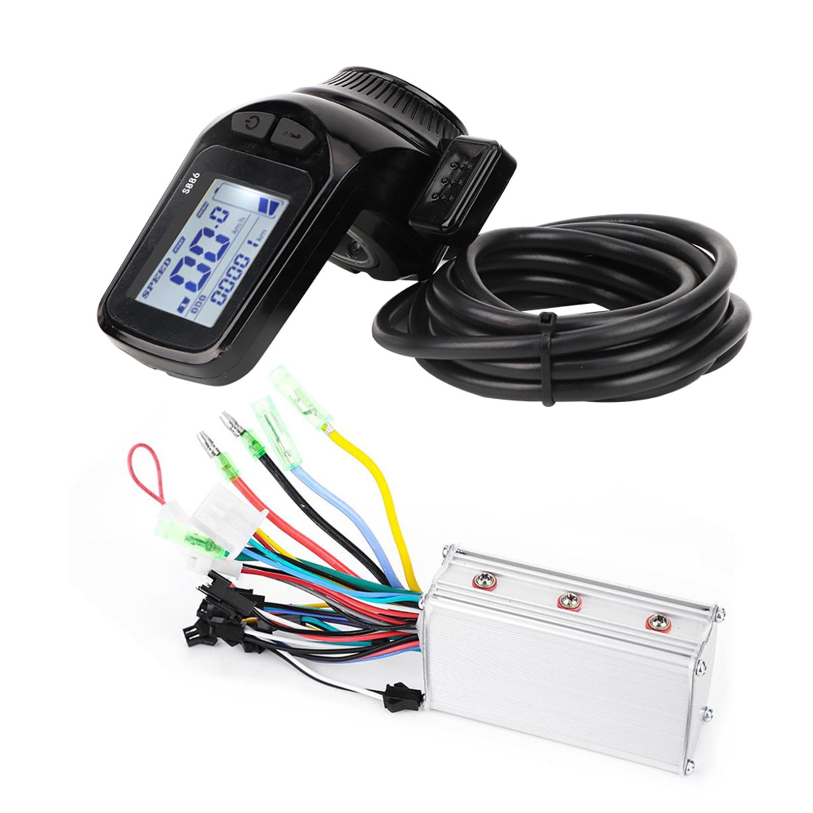Motor Controller, Motor Speed Brush Controller, 36V 350W Waterproof LCD