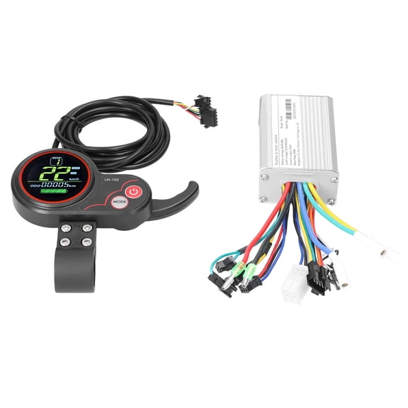 Motor Controller,Motor With Waterproof Lcd Display Panel 24v-48v 350w Kit Panel 24v-48v 350w Huiop Mewmewcat Hxber Kit Bike Multicolor