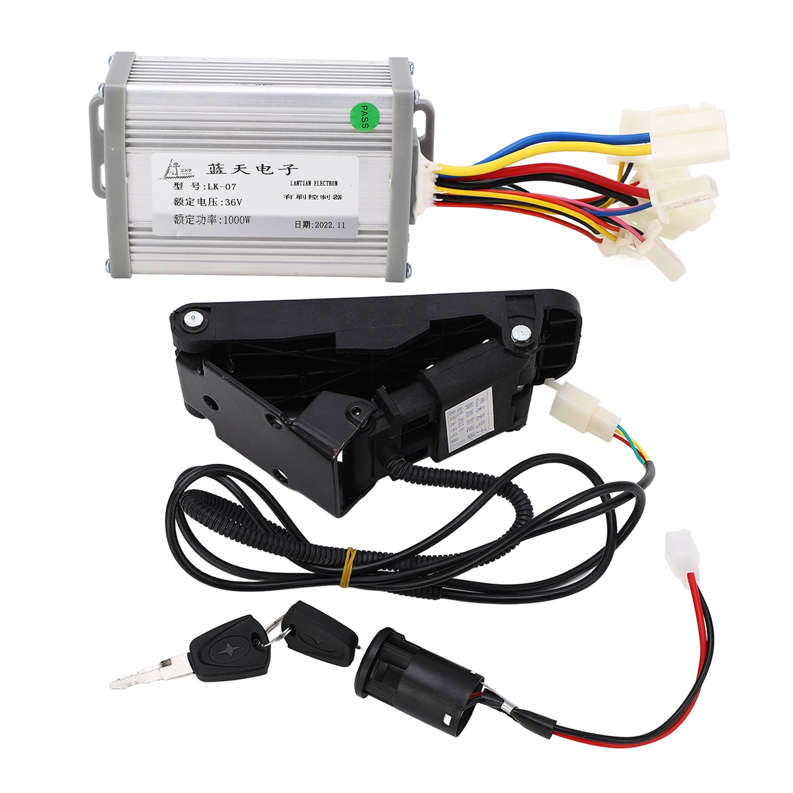 Motor Controller Throttle Foot Pedal Kit Brushed Lithium Electric ...