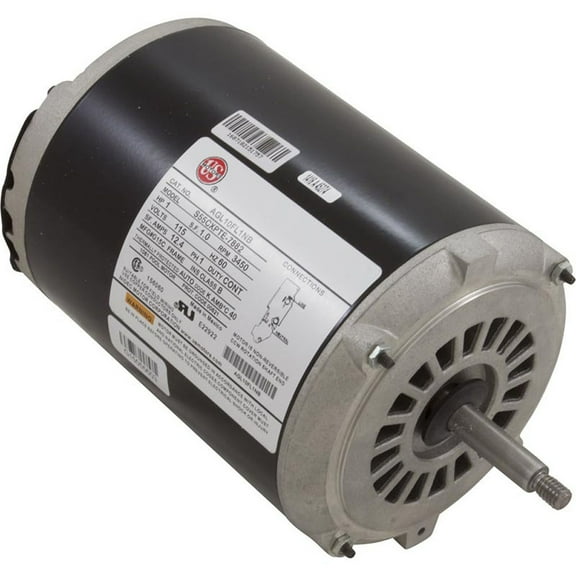 Motor, Emerson, 1.0hp, Thru Bolt, 1-Spd, 115v, 12A, Heat Transfer