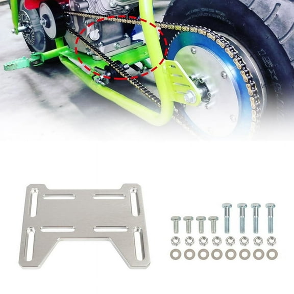 Motor Engine Mount Adjustable Adapter Bracket Plate for Mini Bike Go Kart 79cc 97cc 100cc for Small 4 Stroke Engines