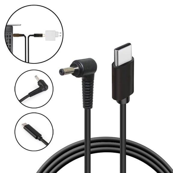 Motor Genic 1.5m Type-C PD USB Charger Cable 4.0*1.35mm Fit for ASUS Zenbook Vivobook