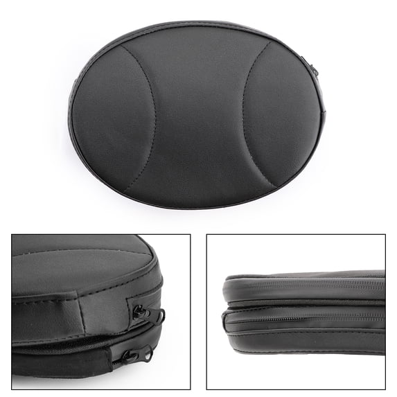 Motor Genic 1 Piece Motorcycle Driver Backrest Cushion Pad For Touring FLHT FLHX FLHR