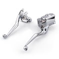 thumbnail image 1 of Motor Genic 1" Skull Reservoir Brake Clutch Levers For Kawasaki Vulcan 800 1500 1600 2000 C, 1 of 5