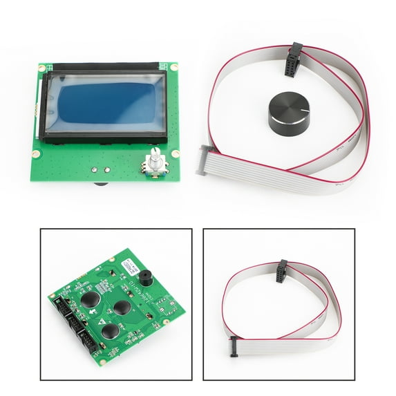 Motor Genic 3"*2" LCD Screen+Cable Controller Ramps Display for Creality 3D Ender-5/3s/Pro