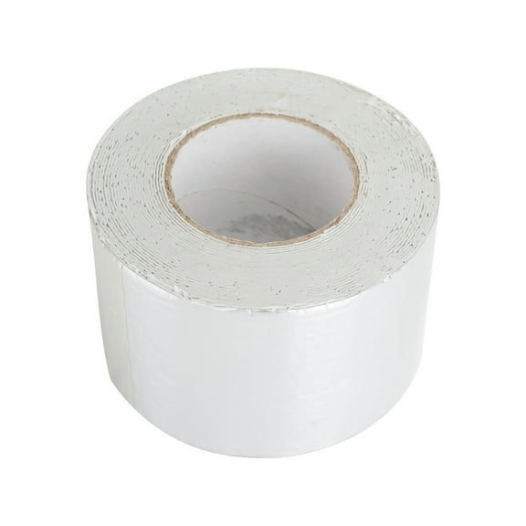Motor Genic 4" x 30' RV Sealant Tape UV Waterproof Roof Leaks Repair Tape Seal Sticky Silver