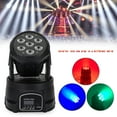 thumbnail image 1 of Motor Genic 7 x10W Moving Head Stage Light 70W 7 LED RGBW DMX DJ Disco Stage Party Lighting, 1 of 16