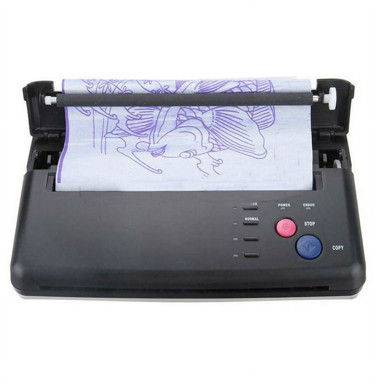 Motor Genic Black Tattoo Transfer Copier Printer Machine Thermal Stencil  Paper Maker 