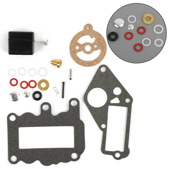 Motor Genic Carburetor Carb Kit Rebuild for Johnson Evinrude 1964-1973 9.5 HP 382048,765630