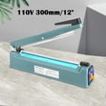 thumbnail image 1 of Motor Genic Economic Metal Poly Bag Hand Sealing 12"Impulse Heat Sealer 300mm Machine, 1 of 12