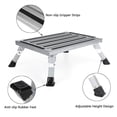 thumbnail image 1 of Motor Genic Folding Aluminum Platform RV Step Stool Trailer Camper Working Ladder Portable, 1 of 14